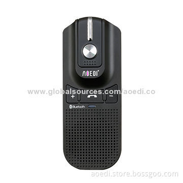 Car Bluetooth Kit/Earphone for Private Phone Calls, Supports Line-in, U-disk and Car Charge